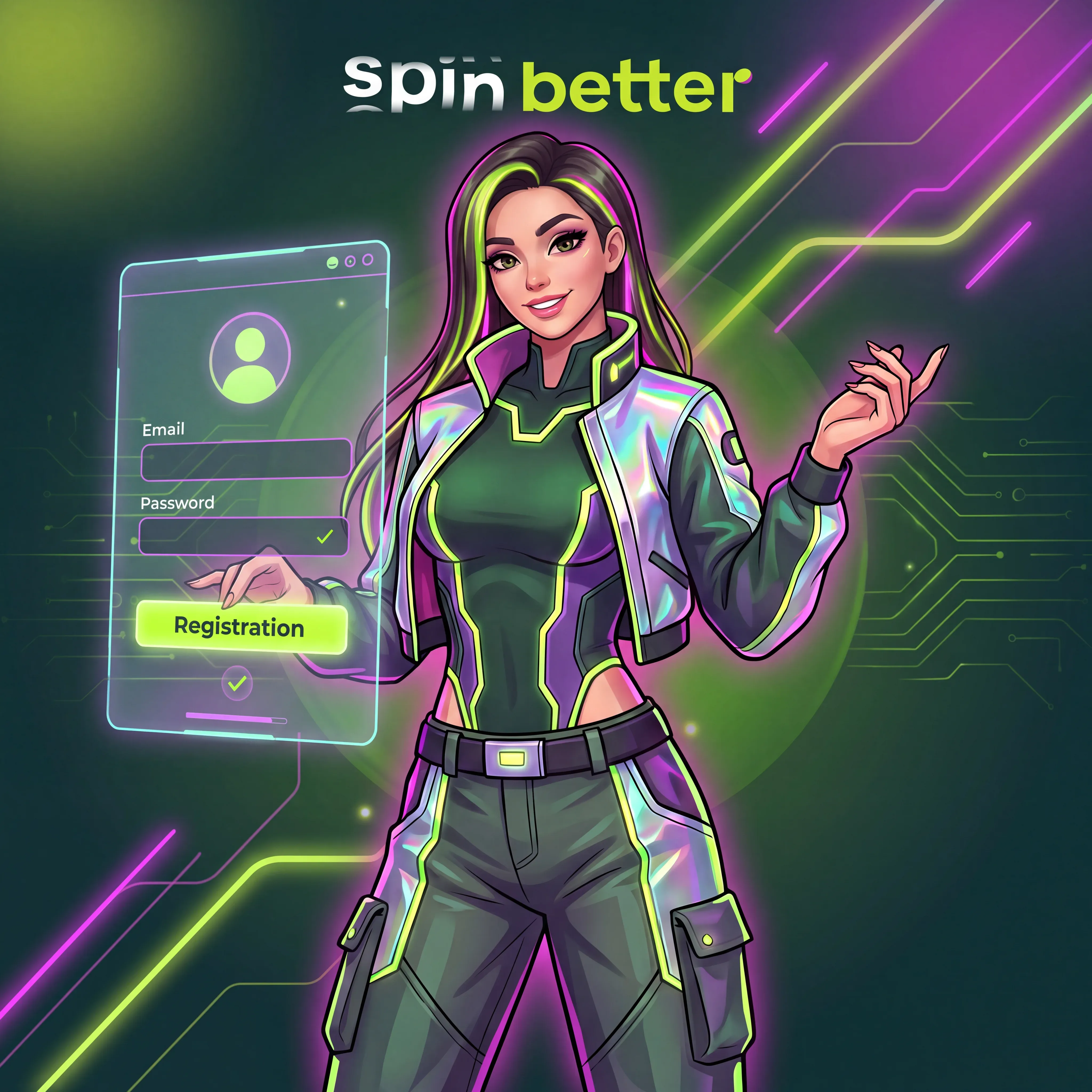 Spinbetter registration artwork